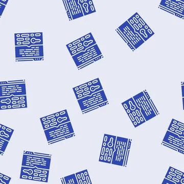 Keywords seo glyph seamless pattern Illustrazione stock