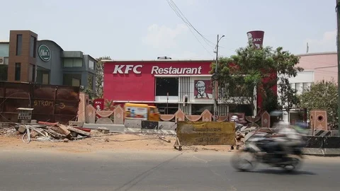 KFC India Stock Footage 105483446