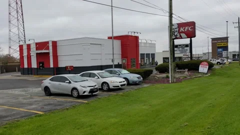 KFC Restaurant Building | Stock Video | Pond5