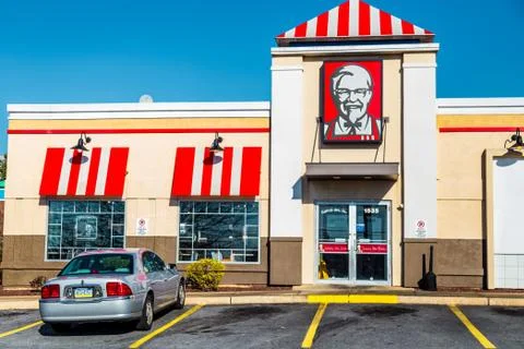 KFC Restaurant. Stock Photos