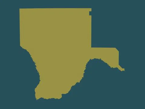 Kgalagadi, Botswana. Solid color shape Stock Illustration