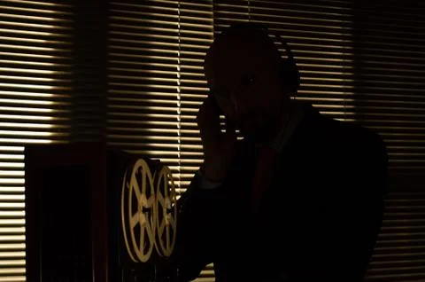KGB agent overhears an important conversation 5 스톡 사진