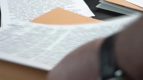 KGB File Folder With Operation Denver Documents, Letter About HIV AIDS Stock-Footage 327370876