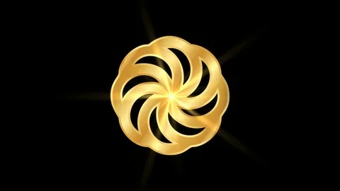 Khach Hetanism  Religious symbol Particles Animation, 스톡 동영상 95428053