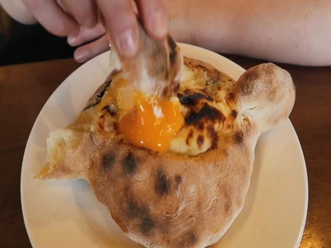 Khachapuri Stock Footage 115216088