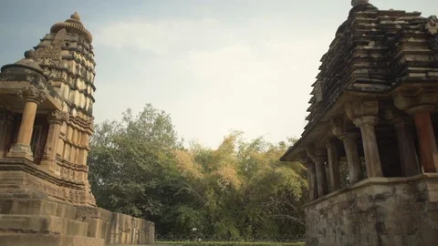 Khajuraho temple Stock Footage 111386023