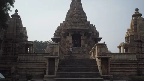 Khajuraho temple Stock Footage 111386440
