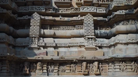 Khajuraho temple Stock Footage 111387096