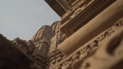 Khajuraho temple Stock Footage 111387245