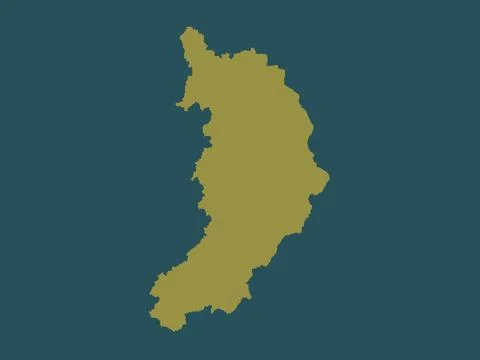 Khakass, Russia. Solid color shape Illustrazione stock