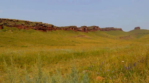 Khakassia chest panorama Stock Footage 30684253