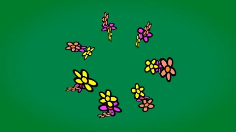 Khaki background with moving petals Video stock 103121735