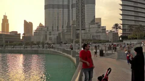 Khalifa tilt Stock Footage 12488388