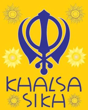 Khalsa greeting Illustrazione stock