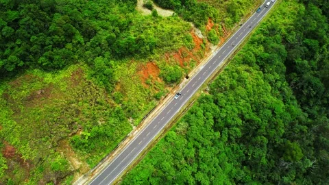 Khanh Le Pass seen from above is beautiful and majestic Stock Footage 226479662