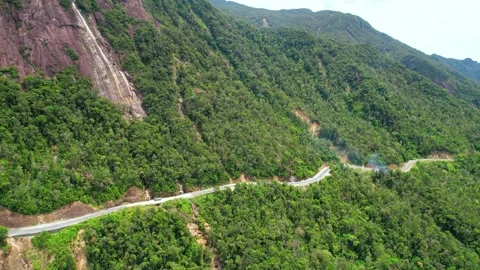 Khanh Le Pass seen from above is beautiful and majestic Stock Footage 226488971