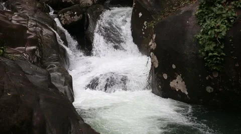 Khao Cha Mao Waterfall Stock Footage 68414811
