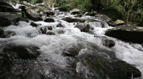 Khao Cha Mao Waterfall Stock Footage 68416304