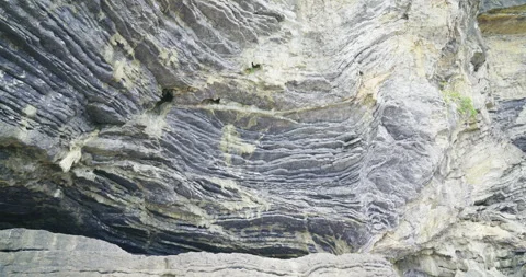 Khao Hin Phap Pha or Pancake Rock features a natural formation of layered rock Stock Footage 335881574
