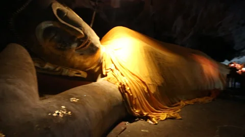 Khao Luang cave temple in cave Stock Footage 29639105