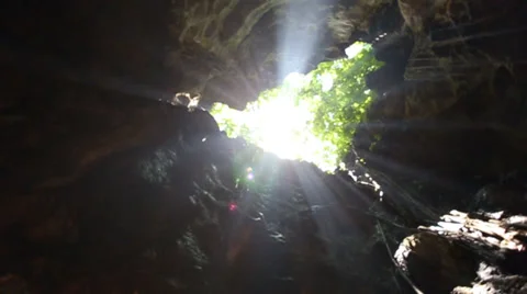 Khao Luang cave temple in cave Stock Footage 29640397