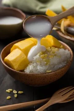 Khao Niew Ma Muang Stock Photos