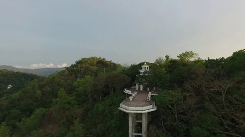 Khao Rang Viewpoint zoom out Stock Footage 83744448
