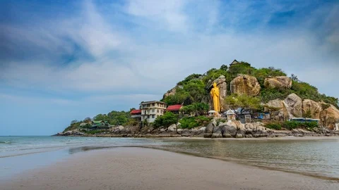 Khao Takiap Temple 스톡 동영상 112010848