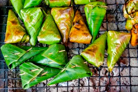 Khao tom. Stock Photos