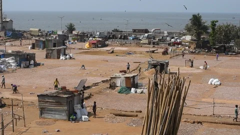 Khar Danda----002 Video stock 103474609