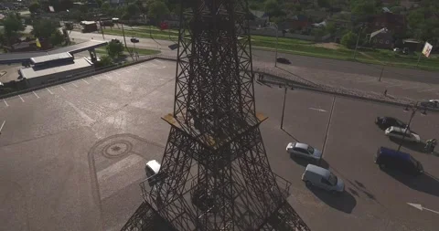 Kharkiv, eiffel tower Stock Footage 151853930