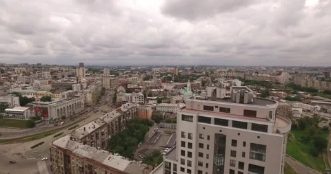 Kharkov from a height Stock Footage 151853573