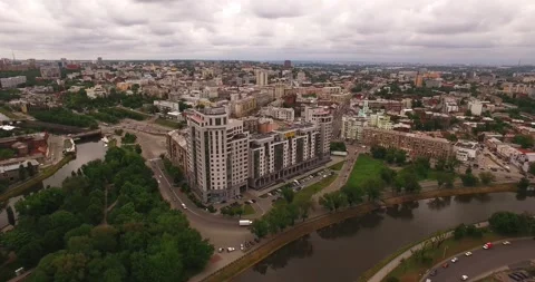 Kharkov from a height Stock Footage 152342025