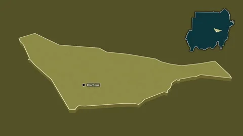 Khartoum, Sudan, extruded. Pattern Stock Footage 168289959