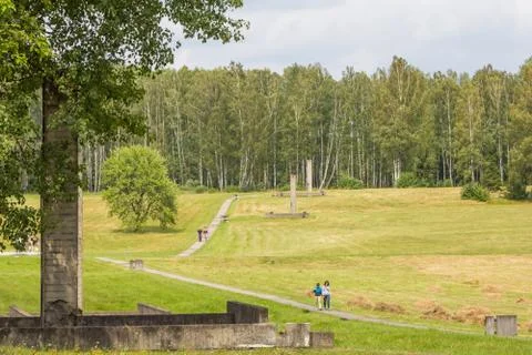 KHATYN, BELARUS Memorial complex Stock Photos