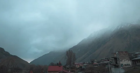 Khazbegi Timelapse 4 Stock Footage 254399519