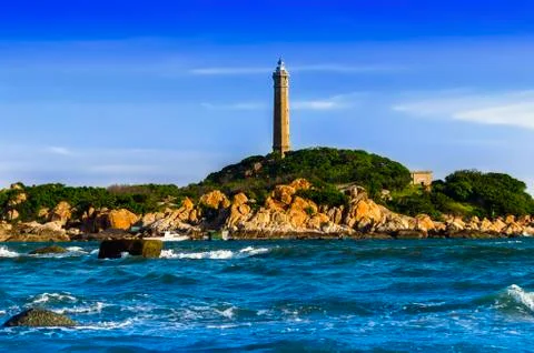 Khe Ga Lighthouse. 스톡 사진