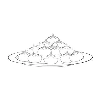 Khinkali Иллюстрация