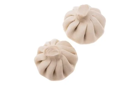 Khinkali isolated Stock Photos