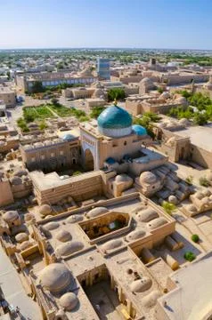 Khiva from air Foto stock