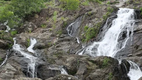 Khlong Nam Lai waterfall  Stock Footage 101051147