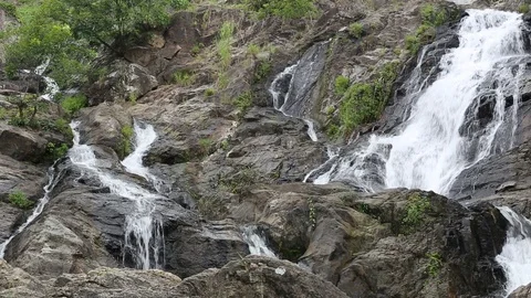 Khlong Nam Lai waterfall  Stock Footage 101051161