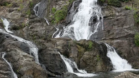 Khlong Nam Lai waterfall  Stock Footage 101051189