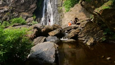 Khlonglan waterfall Video stock 73759568
