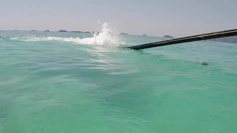 Kho phi phi islands, krabi, Thailand - Thai flag maya beach Stock Footage 131638033