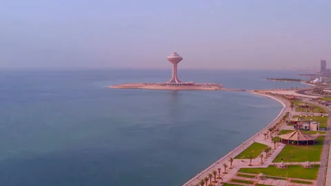 Khobar, Saudi Arabia. Khobar Tower is the first 5star hotel of Khobar City. Stock Footage 145500613