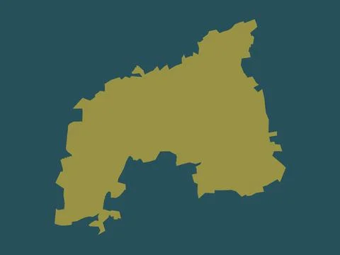 Khomas, Namibia. Solid color shape Stock Illustration