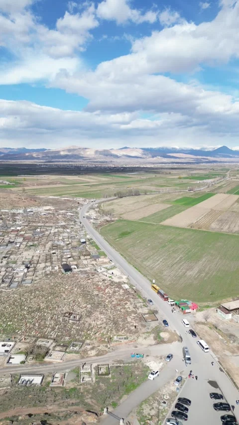 Khor Virap Monastery, 4k vertical footage Stock Footage 274479105