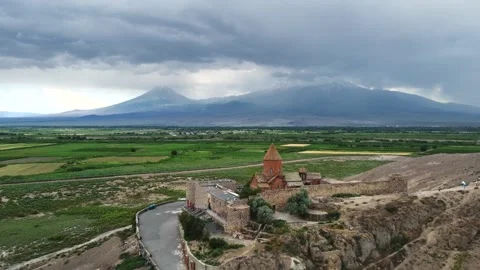 Khor Virap Monastery in Armenia Stock Footage 265143988