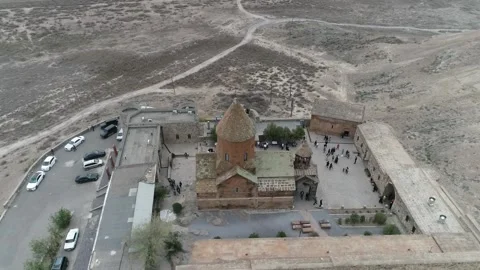 Khor Virap monastery complex 5 Video stock 330751766